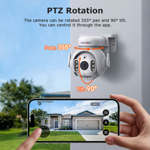 2025 Sectec FHD 5MP tự động theo dõi tuya App ai đám mây không dây Dome IP Camera CCTV Camera thông minh ngoài trời không thấm nước PTZ camera - Product Image 6