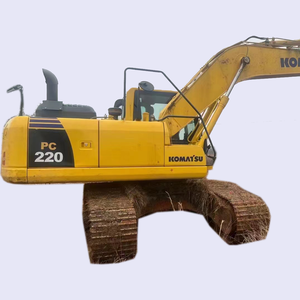 Marca famosa japonesa eficiente Komatsu pc220 excavadora sobre orugas máquina excavadora equipo de construcción excavadoras usadas - Product Image 1