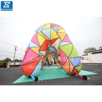 Décoration géante gonflable personnalisée en forme d'éléphant de style pop pour la publicité extérieure, les festivals et les événements