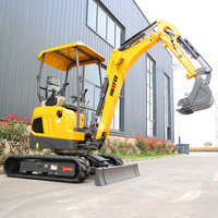 Harga Pabrik Mesin Kubota Mini Excavator 2 ton SHY20 Excavator Mini Pelle Crawler Mini Excavator dengan EPA CE EURO 5