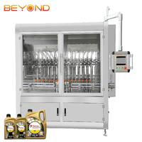 Machine de remplissage linéaire haute précision pour huile moteur, huile de lubrification et bidons