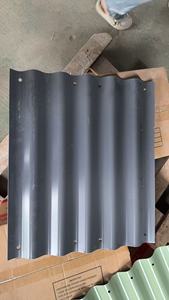 9 pouces/23cm boîte de plantation en métal moderne lit de fleurs en plein air lit de jardin <span class=keywords><strong>potager</strong></span> feuille galvanisée écologique anti-corrosion - Product Image 6