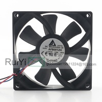 Delta 5V 24V 48V DC12V 0.30A AC EC 9025 90X90X25MM 9CM châssis ordinateur double roulement à billes alimentation AFB0912H-PM19 ventilateur de refroidissement