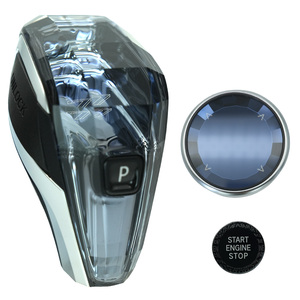 Accessoires d'intérieur <span class=keywords><strong>de</strong></span> voiture Vstar <span class=keywords><strong>pommeau</strong></span> <span class=keywords><strong>de</strong></span> levier <span class=keywords><strong>de</strong></span> <span class=keywords><strong>vitesse</strong></span> en cristal pour BMW série 7 F01 F02 F04 3 pièces en 1 ensemble - Product Image 1