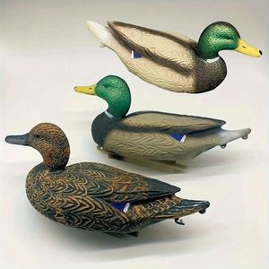 Ultra-Realistic Rustic Floating 14 Inches <b>Duck</b> Resin Statue Plastic <b>Duck</b> Decoy for <b>Garden</b> Natural Themed Landscaping - Product Image 1