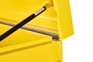 Heavy Duty <span class=keywords><strong>Yellow</strong></span> Steel Jobsite <span class=keywords><strong>Toolbox</strong></span> Gabinetes de herramientas Premium para sitios de trabajo - Product Image 5