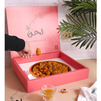 Boîtes d'emballage alimentaire Baklava de luxe personnalisées Boîte d'emballage cadeau magnétique pliante en papier Boîte d'emballage pâtisserie biscuit dessert pâtisserie Boîte à gâteau de boulangerie