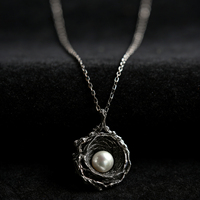 Collier pendentif goutte d'eau plaqué or personnalisé avec perle baroque suspendue, bijoux de mode modernes, pendentifs et breloques