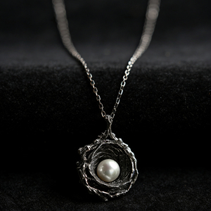 Collar con Colgante <span class=keywords><strong>de</strong></span> Lágrima Chapado en Oro Personalizado con Perla Barroca Colgante, Joyería Moderna, Dijes y Amuletos - Product Image 6