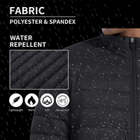 Fabricants de vêtements sur mesure Veste en duvet matelassée coupe-vent chaude d'hiver pour hommes Veste en duvet légère et résistante à l'eau