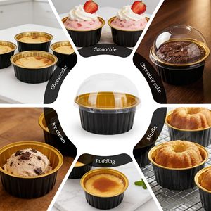 Wholesale Custom Disposable Aluminum <b>Foil</b> Baking Cake Cups Food <b>Containers</b> Cookie Pans with Lid - Product Image 5