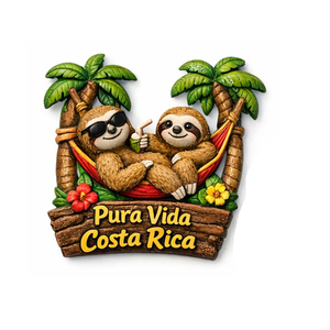Imán de Resina 3D para Refrigerador con Diseño de Perezoso de Costa Rica, Recuerdo de <span class=keywords><strong>Pura</strong></span> <span class=keywords><strong>Vida</strong></span>, Regalo de Viaje Tropical - Product Image 5