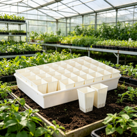 Coupe de propagation en plastique respirante pour semis d'arbres fruitiers