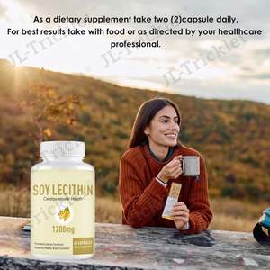 JULONG Supply OEM/ODM Suplemento de etiqueta privada Cápsulas de lecitina de soja natural 1200mg Cápsulas de gel blando de lecitina de soja - Product Image 4