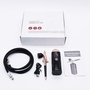 Maquettes professionnelles rechargeables Type C Art minéral Design Home Diy Graffiti Graphic airbrush kit - Product Image 3