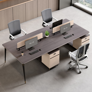 Bureau de direction modulaire en bois de style moderne et luxueux OEM Minimalist E1 MFC, mobilier de bureau de qualité supérieure pour usage professionnel - Product Image 5