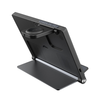 2024 3-in-1 Opvouwbaar Draadloos Aluminium Desktop Oplaadstation 15W Snelladen LED Licht Wekker Mobiele Telefoon Horloge