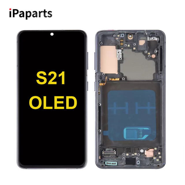Factory Wholesale Price 100% Tested LCD Touch Screen Replacement Mobile Phone Lcds for S21 1 Year Warranty CN/GUA Origin