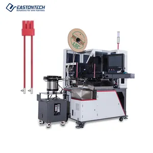 EW-22H Fully Automatic terminal housing machine Single end wire crimping and insert housing machine