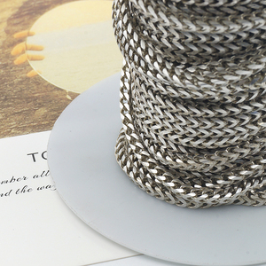 Catena in <span class=keywords><strong>Argento</strong></span> 925 Vendita all'Ingrosso Design Pesante per Uomo Catena Franco 3mm in Rotolo Venduta <span class=keywords><strong>a</strong></span> <span class=keywords><strong>Grammo</strong></span> Semi-lavorata - Product Image 6