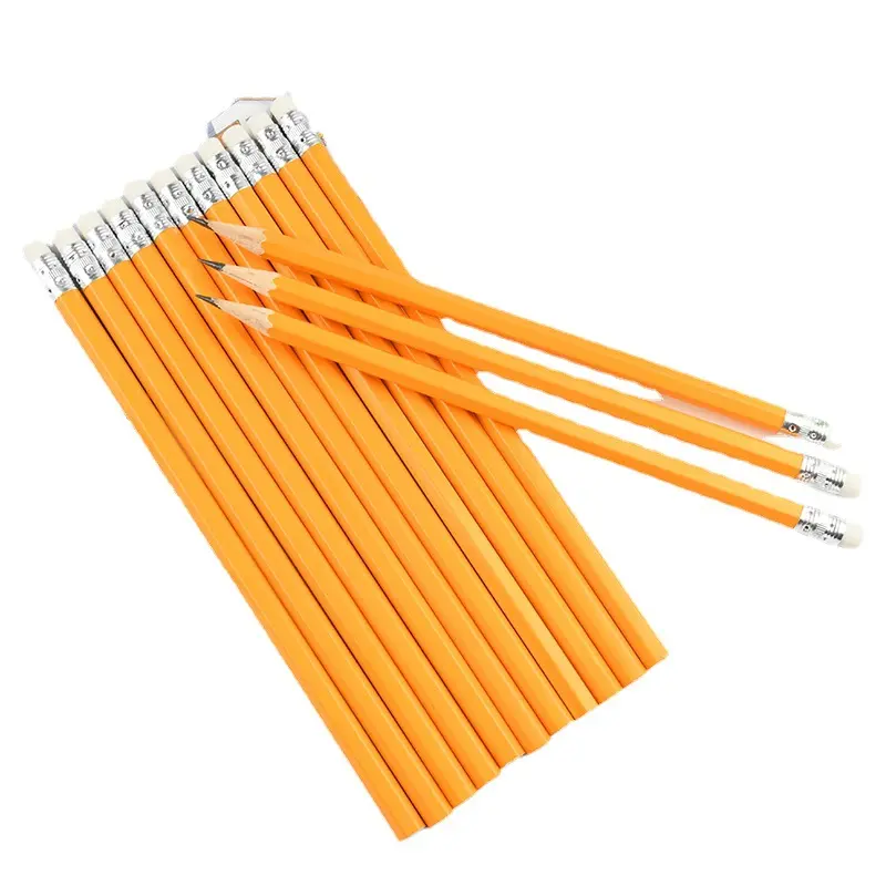 KEAS fabbrica diretta matita in legno verde giallo stelo matita matita hb2b