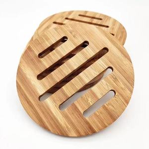 Tapis isolant thermique en bambou, tapis de table, tapis pour bols, tapis pour casseroles, set de table, tapis anti-brûlure, tapis pour tasses, tapis pour bouilloire - Product Image 1