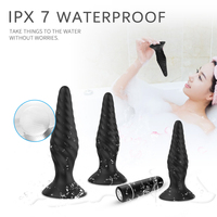 S-HANDE 3 pièces/ensemble Jouets sexuels vibrants à choc électrique en silicone, plug anal, sous-vêtements pour couple masculin, sexe anal