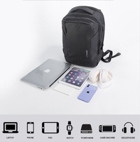 Sac à dos antivol pour ordinateur portable, vente en gros pour les fabricants, avec port USB, étanche, pour affaires, en polyester Oxford, tendance