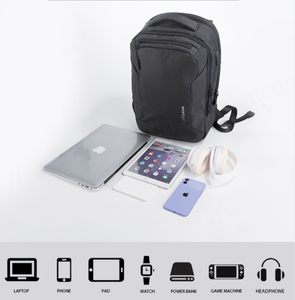 Sac à dos antivol pour ordinateur portable, vente en gros pour les fabricants, avec port USB, étanche, pour affaires, en polyester Oxford, tendance - Product Image 6