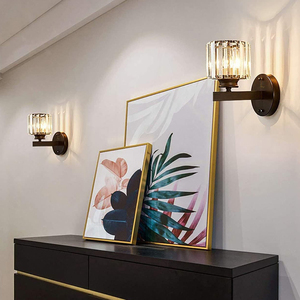 <span class=keywords><strong>Applique</strong></span> Murale d'Intérieur Moderne en Gros, Lampe Murale LED en Cristal Doré pour <span class=keywords><strong>Chambre</strong></span>, <span class=keywords><strong>Applique</strong></span> Murale d'Intérieur pour Maison et Hôtel - Product Image 2