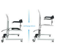 Chaise de levage hydraulique avec trou d'aisance pour le transfert de grue de levage avec trou d'aisance pour déplacer facilement les handicapés vers les toilettes et le canapé