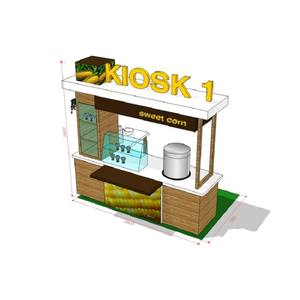 Extérieur bon marché camion de nourriture de rue/chariot de crème glacée/hot dog chariot de nourriture mobile alimentaire jus d'orange pour le kiosque vente - Product Image 5