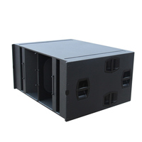 Subwoofer passif de haute qualité, double subwoofer passif de 18 pouces, système audio professionnel alimenté