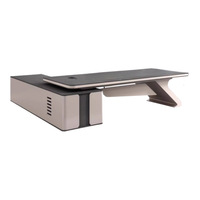 Bureau de direction rectangulaire de style chinois pour PDG, président, directeur, avec chaise de bureau, ensemble commercial