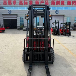 Gratis pengiriman hidrolik kecil jenis tumpukan pengangkat barang pengangkat tinggi mendorong empat roda pemuatan dan pembongkaran pengangkat barang listrik berlaku - Product Image 3