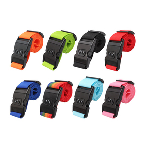 <span class=keywords><strong>Valise</strong></span> à boucle de verrouillage avec logo personnalisé personnalisé Tsa sangles croisées <span class=keywords><strong>sangle</strong></span> de ceinture élastique réglable pour bagage de voyage - Product Image 6