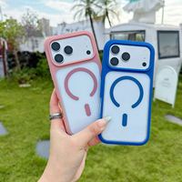 Étui de téléphone transparent 2-en-1 Honatop pour iPhone 18 17 Pro Max 17 Air 16E Magnétique 15 14 Coque arrière Funda Capa pour Samsung Antichoc