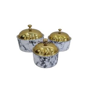 Ensemble de marmites en acier inoxydable isolées à double paroi pour restauration d'hôtel et de restaurant - Product Image 1