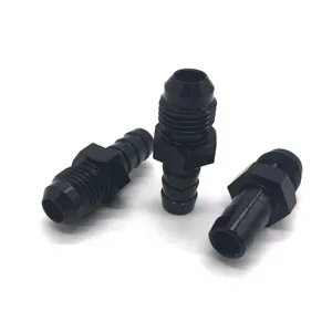 CNC tùy chỉnh nam 8an <span class=keywords><strong>8</strong></span> An-<span class=keywords><strong>8</strong></span> để m16x1.5 Metric nhôm Hose adapter phù hợp - Product Image 1