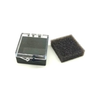 Boîte acrylique organisateur de bijoux pour boîtes à charnière en plastique transparent