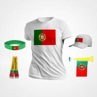 Hot Selling Portugal Fußball Fan Produkte benutzer definierte Logo Portugal Fußball Fans Souvenir Merchandise Portugal Fußball Trikot Flagge