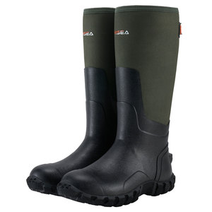 Hisea nâng cấp mưa khởi động cho nam giới, không thấm nước cách nhiệt cao su săn bắn khởi động với thép Shank - Product Image 5