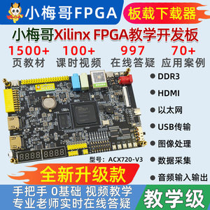 ACX720 Artix-7 บอร์ด FPGA 10 บิต ADC ความเร็วสูงแบบสองช่องสัญญาณ ACX720 แพคเกจ ADC ความเร็วสูง W1122 - Product Image 5