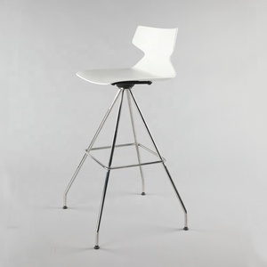 <span class=keywords><strong>Tabouret</strong></span> <span class=keywords><strong>de</strong></span> <span class=keywords><strong>bar</strong></span> haut pivotant à 360 degrés en acier inoxydable moderne avec pieds en plastique, conforme à la norme ANSI/BIFMA, pour la maison, le <span class=keywords><strong>bar</strong></span>, la salle à manger et l'hôtellerie - Product Image 3