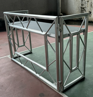 Table de DJ en structure aluminium, stand de DJ en structure aluminium pour événements, mariages et fêtes