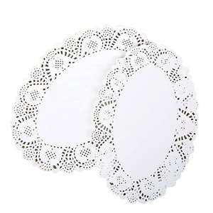 Napperons en <span class=keywords><strong>papier</strong></span> ronds jetables de qualité alimentaire napperons en <span class=keywords><strong>dentelle</strong></span> rose - Product Image 5