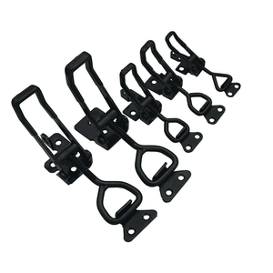 Tugas berat paduan pelat penjepit Grendel <span class=keywords><strong>Latch</strong></span>-003 1320lbs kapasitas tarik hitam oksida selesai dapat disesuaikan pengait cepat rilis klem - Product Image 1