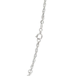 Collier chaîne torsadée minimaliste opulente en platine Pt950 pour hommes et femmes, bijou en platine lourd et imposant - Product Image 1