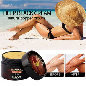 Marque privée fournisseurs britanniques 80g d'huile minérale uv bronzage lit de bronzage pot de réparation solaire crème solaire lotion de bronzage bronzante brillante - Product Image 4