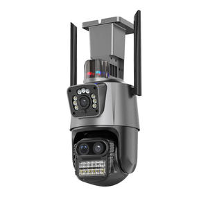 P11 icsee 8x fotocamera wifi con zoom a tre occhi 5K HD per visione notturna da esterno impermeabile per la casa telecamera di sicurezza per la rete wireless - Product Image 1